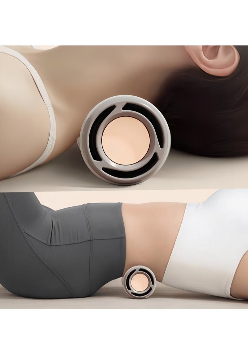 Rolling Massager, Foot And Hand Massage Roller, Foot Massage Roller for Plantar Fasciitis, Massage Roller Yoga Massage Stick for Relief Plantar Fasciitis Back Leg Arch Pain Relax Reflexology Heel Foot Arch Pain, Gray - Image 5